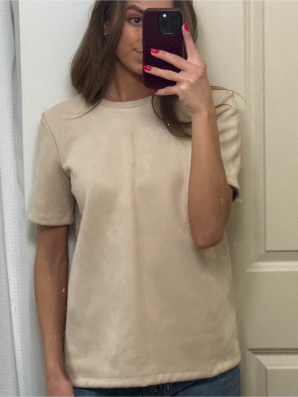 Classic Beige women’s blouse
